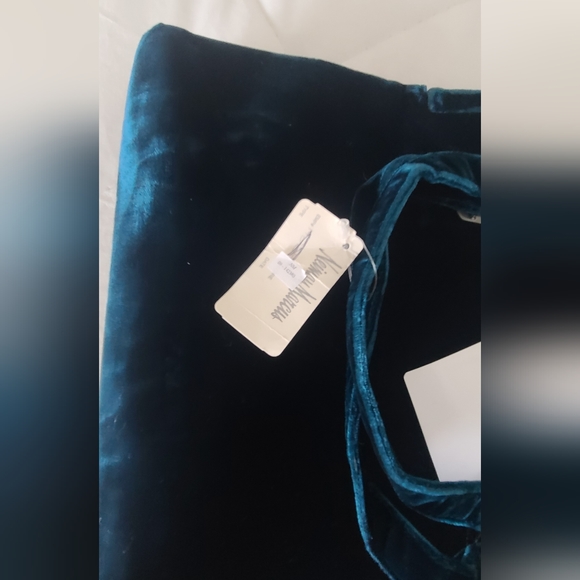 NWT! Vintage Prada Velluto Fibbie Frame Bag in luxurious Deep Blue Velvet! - Picture 10 of 12